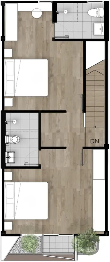 SECOND FLOOR PLAN<
